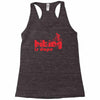 biking is dope Racerback Tank