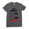 am i childish Ladies Fitted T-Shirt
