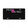 i can &amp; i will License Plate