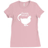 chiken butt Ladies Fitted T-Shirt