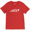 evolution of angus young V-Neck Tee