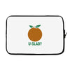 orange uglad Laptop sleeve