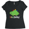 legosaurus Women's Triblend Scoop T-shirt