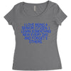i love being a senior citizen Women's Triblend Scoop T-shirt