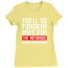 the notorious conor mcgregor fookin nuttin Ladies Fitted T-Shirt