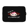 September Peeking Out Baby Girl Laptop sleeve