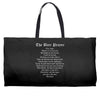 beer prayer Weekender Totes