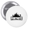 fortnite logo black Pin-back button