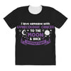 I Love Someone with Gynecologic Cancer to The Moon and Back All Over Women's T-shirt