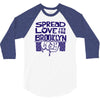 spread love the brooklyn way 3/4 Sleeve Shirt