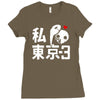 i love tokyo 3 Ladies Fitted T-Shirt