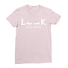 Look Me in The Eyes Ladies Fitted T-Shirt
