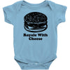 royale with cheese Baby Onesie