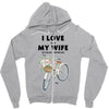 i love when my wife lets me buy another bike Zipper Hoodie