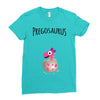 Pregosaurus Girl Ladies Fitted T-Shirt