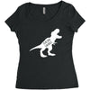 Teachersaurus Women's Triblend Scoop T-shirt