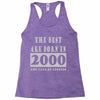legends are born in 2000 hoodie 6 Racerback Tank