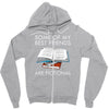 some of my best friends are fictional Zipper Hoodie