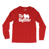 the dogfather american eskimo dog white Long Sleeve Shirts