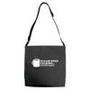 please stop talking it's too early coffee Adjustable Strap Totes