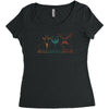 goatee beard mustache Women's Triblend Scoop T-shirt