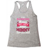 running mommy white Racerback Tank