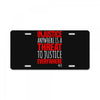 injustice anywhere is a threat License Plate