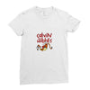 calvin hobbes Ladies Fitted T-Shirt