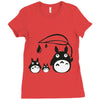totoro Ladies Fitted T-Shirt