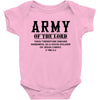 Army Of The Lord Christian T Shirts Bible Verse Baby Onesie