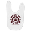 saved by the barbell Baby Bibs