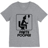 party pooper V-Neck Tee