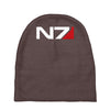 mass effect n7 logo Baby Beanies