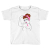 breast cancer girl power Toddler T-shirt