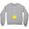 funny 80s pacman 'eating buttons' Crewneck Sweatshirt
