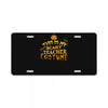 scary teacher costume License Plate
