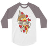 true love pizza slice 3/4 Sleeve Shirt