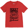 This Guy Is Taken By A Super Sexy February Girlfriend V-Neck Tee
