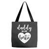 Daddy is My Bestie Tote Bags