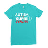 Autism Is My Super Power Ladies Fitted T-Shirt