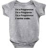 Revolution I Write Code Baby Onesie