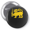 sri lanka international  national country lion sport flag Pin-back button