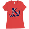 double anchor Ladies Fitted T-Shirt