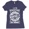 Leo Hated By Many Wanted By Plenty Ladies Fitted T-Shirt