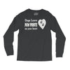 dogs leave paw prints on your heart Long Sleeve Shirts