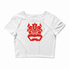 decepticon bowser   mono Crop Top