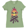 bonfire Ladies Fitted T-Shirt