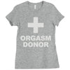 orgasm donor Ladies Fitted T-Shirt