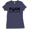fuck shaving Ladies Fitted T-Shirt