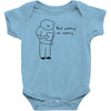 bad poetry Baby Bodysuit